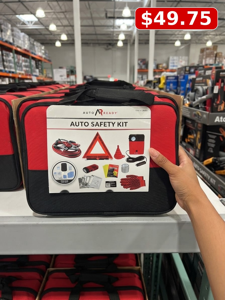 AutoReady Emergency Safety Kit with Smart Booster Cables
