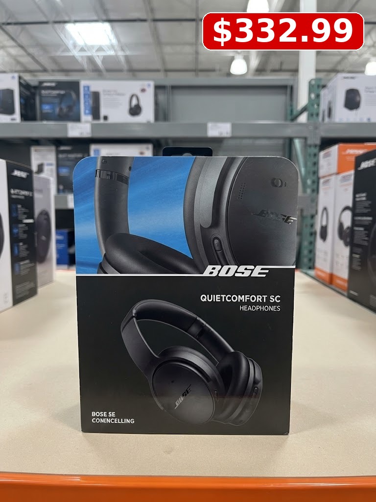 Bose QuietComfort SC Headphones (2nd Gen), Black