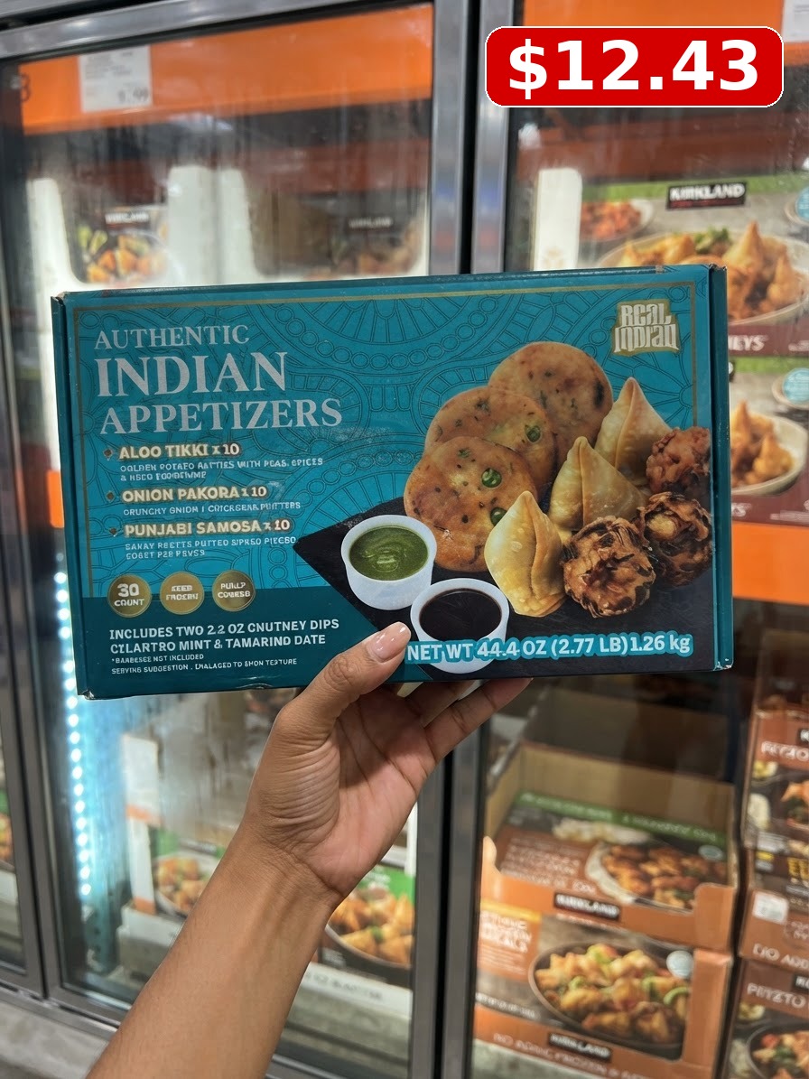 Real Indian Authentic Indian Appetizers Variety Pack, 30-count