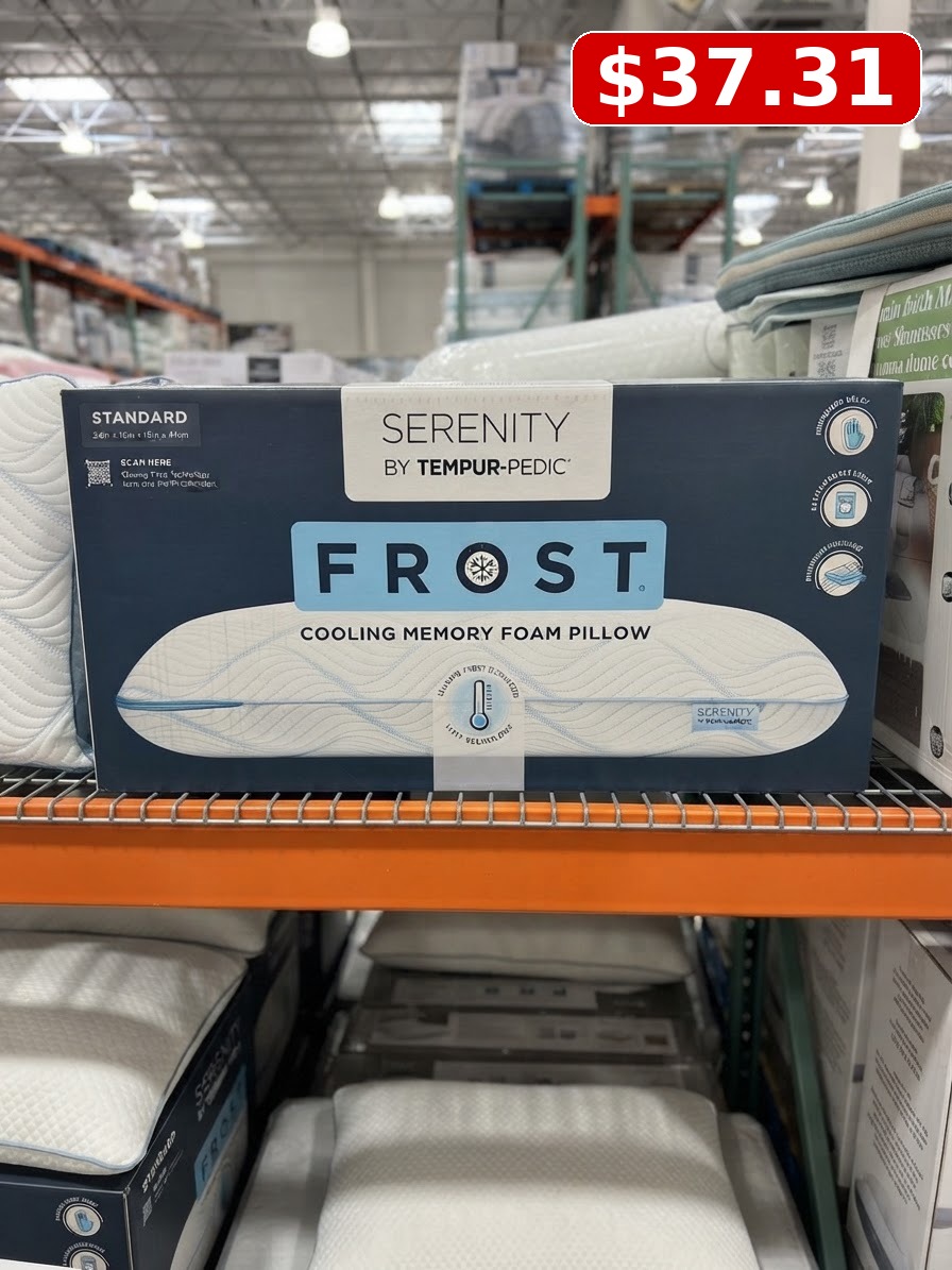 Serenity by Tempur-Pedic Frost Cooling Memory Foam Pillow