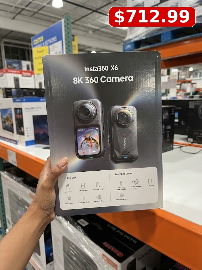 Insta360 X6 - 8K 360° Action Camera Bundle