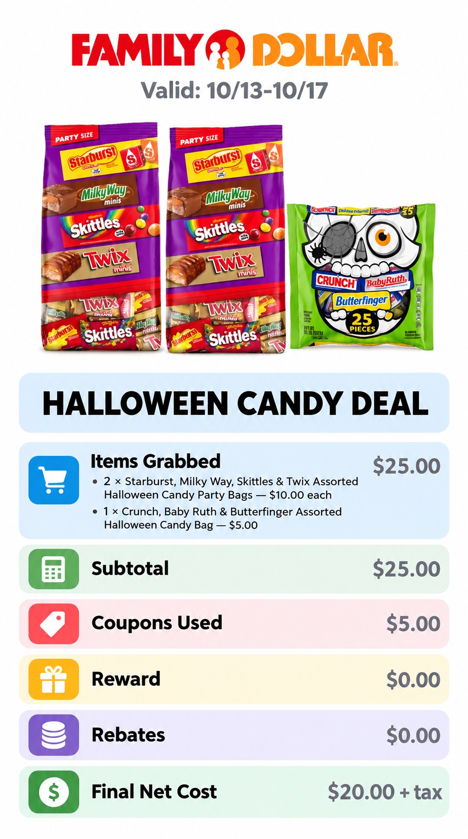 Assorted Halloween Candy