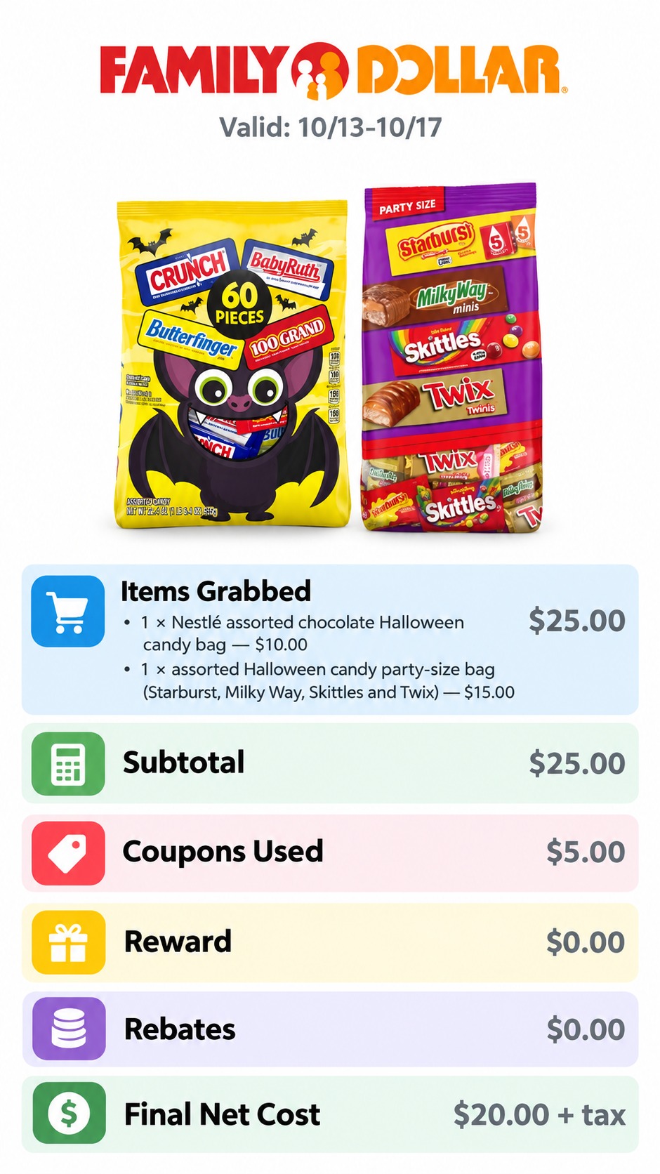 Halloween Candy Assortment Bundle