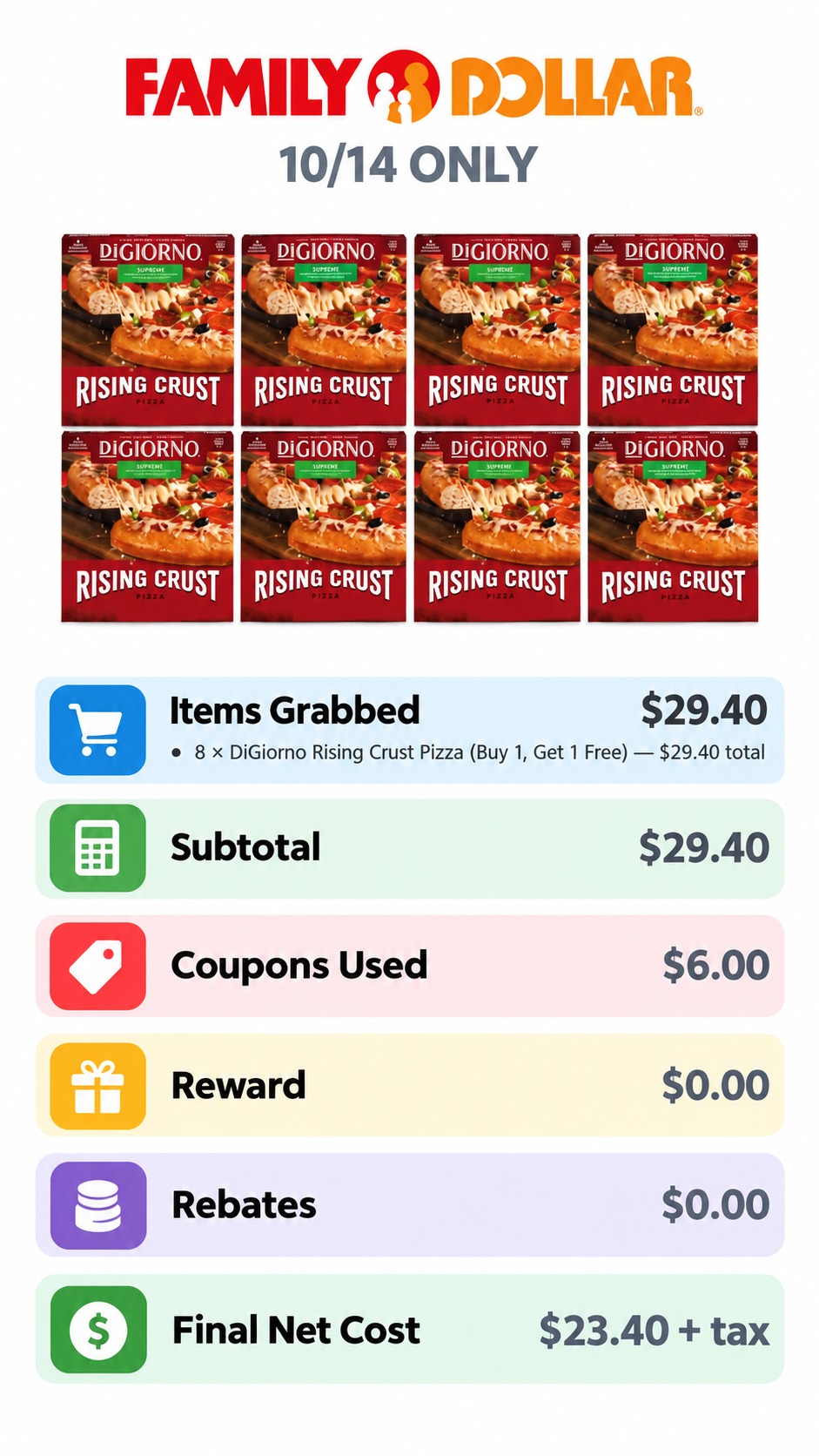 DiGiorno Rising Crust Pizza BOGO Deal