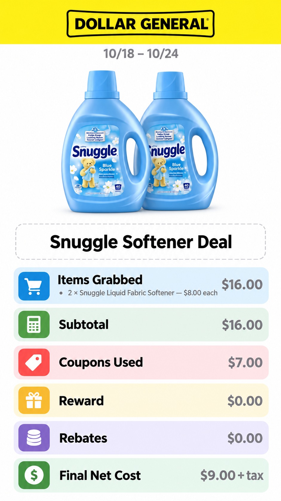Snuggle Liquid Fabric Softener Bundle