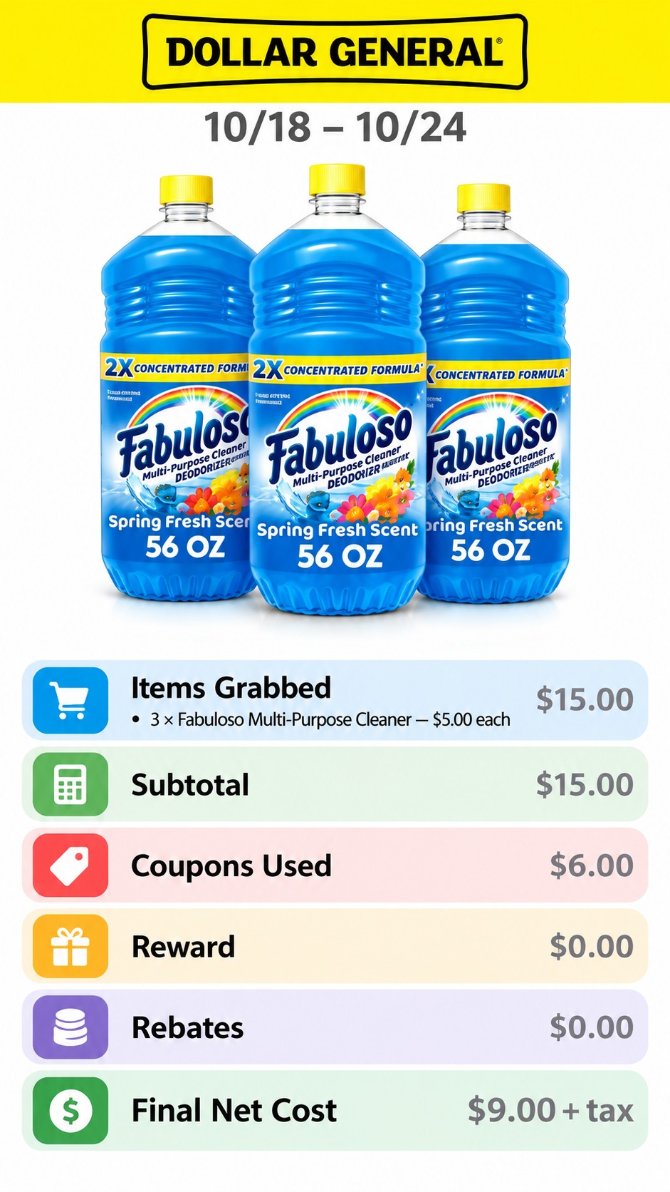 Fabuloso Multi-Purpose Cleaner Deal
