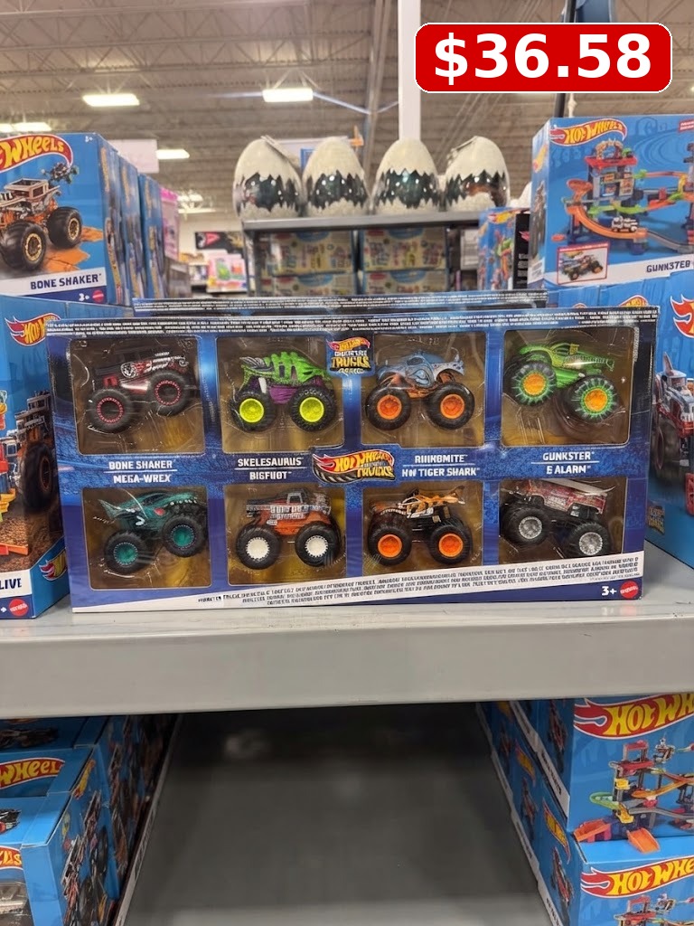 Hot Wheels Monster Trucks Live Die-Cast Hero Toy Trucks, 1:64 Scale