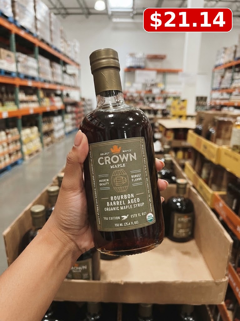 Crown Maple Bourbon Barrel Aged Maple Syrup, 25 fl oz