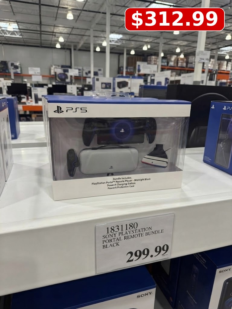 Sony PlayStation Portal Remote Player Bundle, Black
