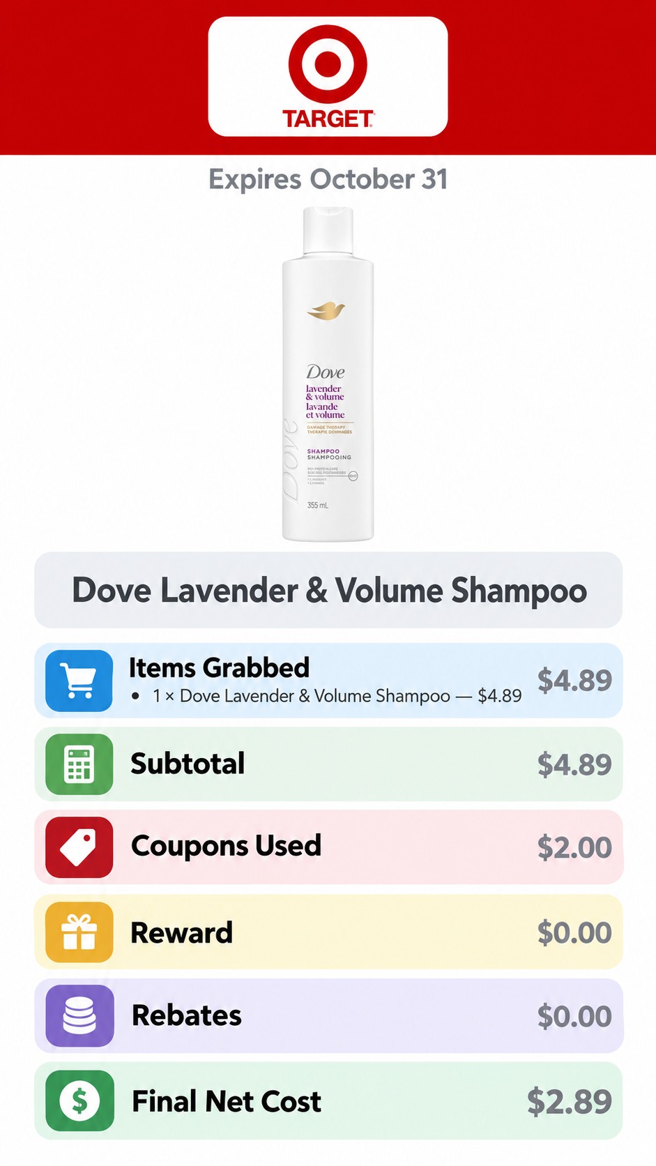 Dove Shampoo