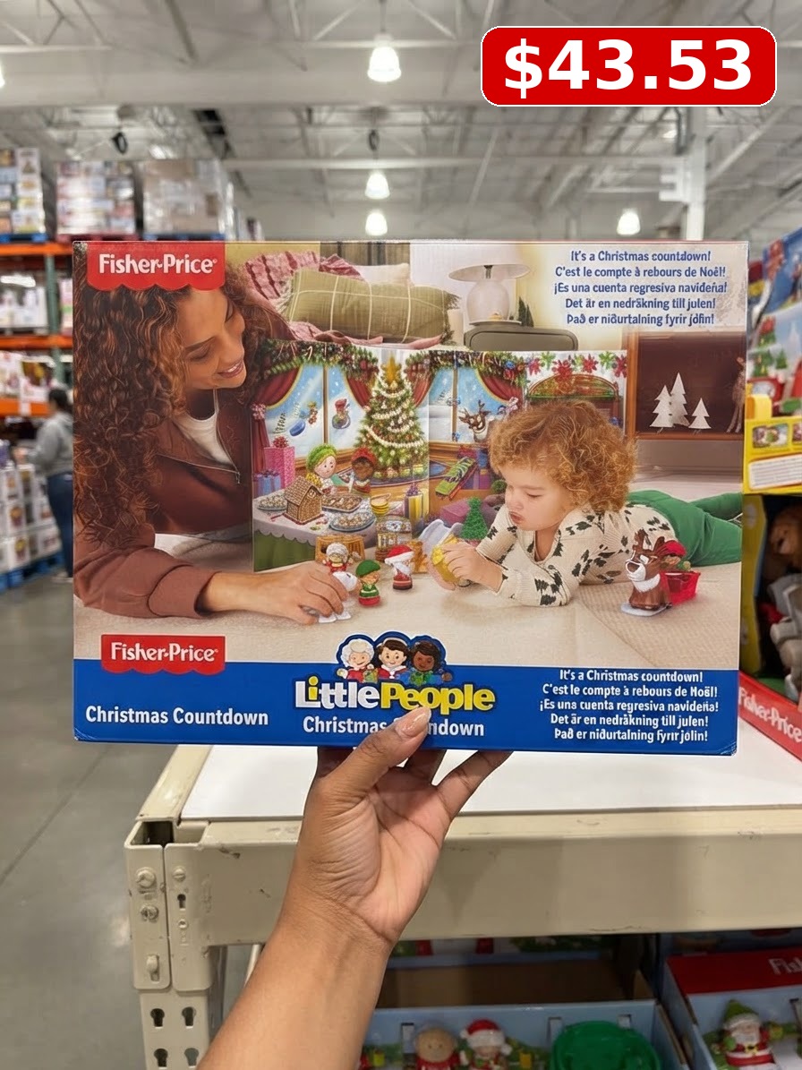 30" LED Wooden Village Advent Calendar