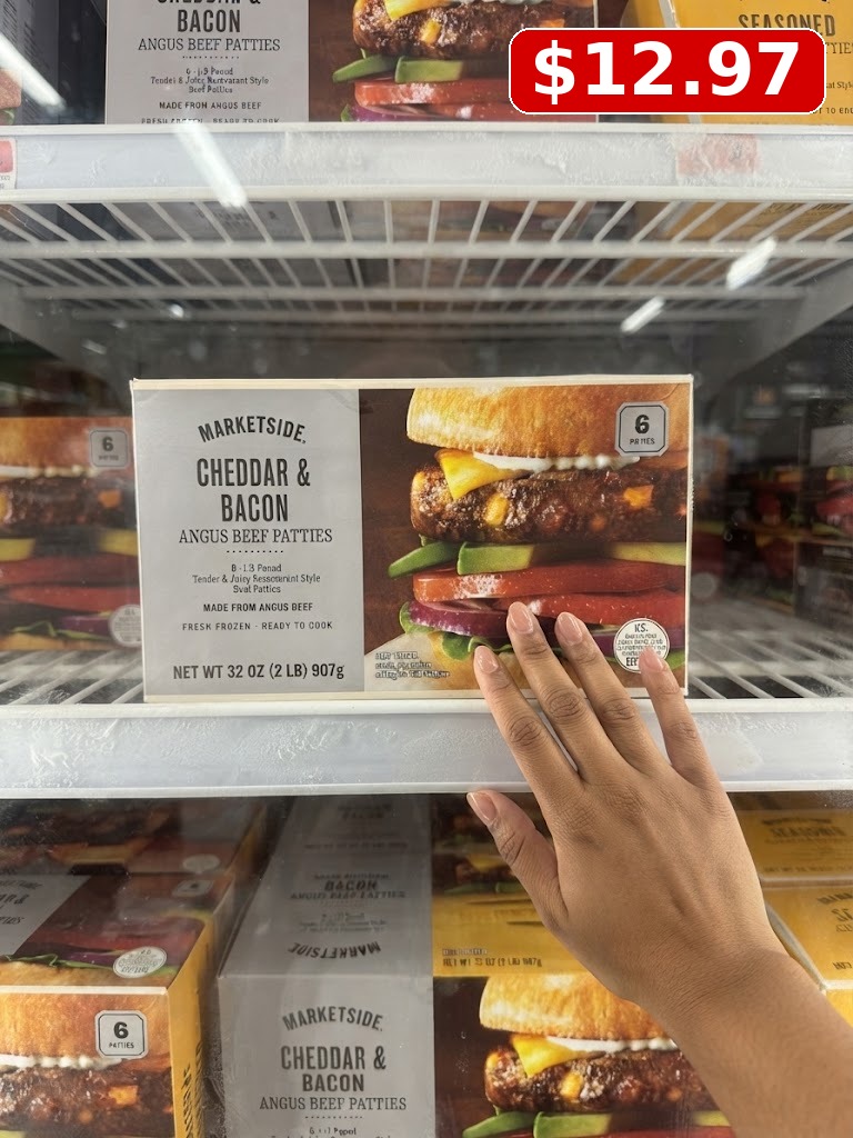 Sam's Choice Angus Bacon & Cheddar Beef Patties