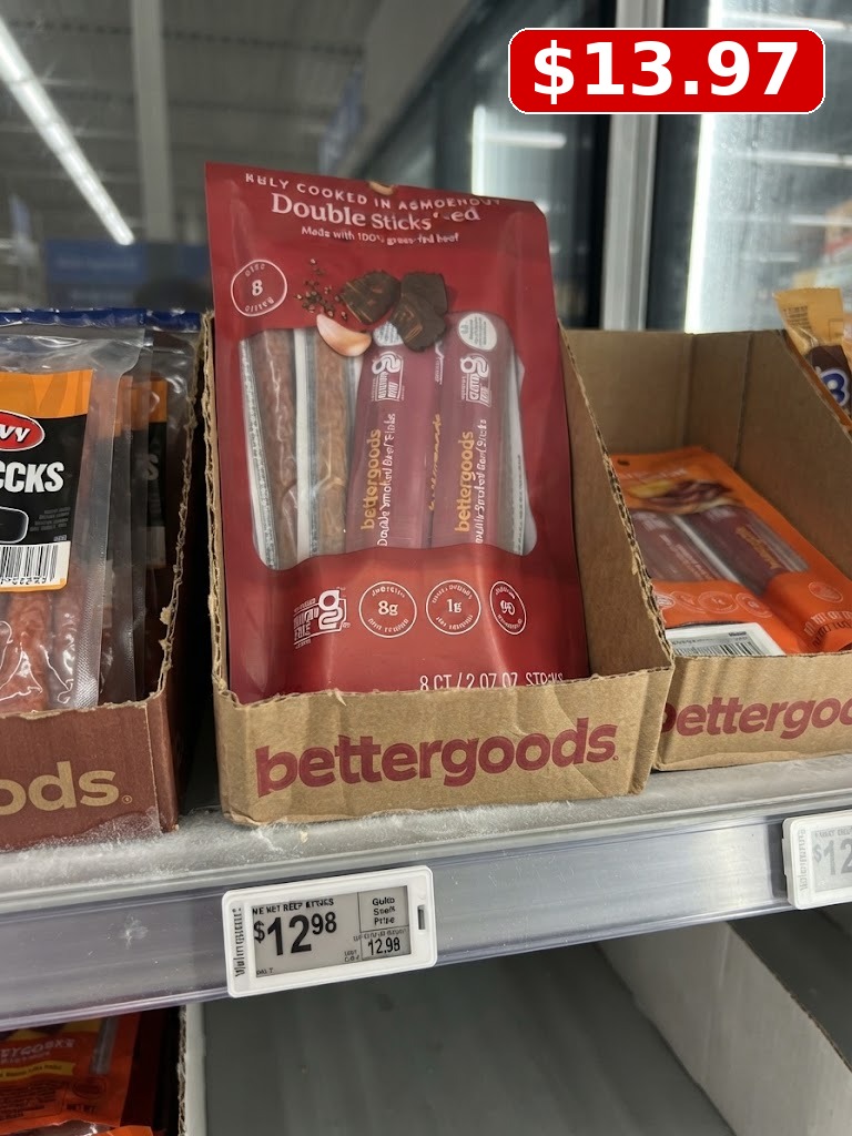 Bettergoods Double Smoked Beef Sticks