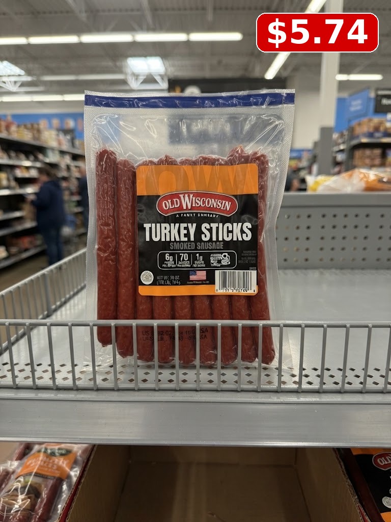 Old Wisconsin Snack Sticks, Turkey