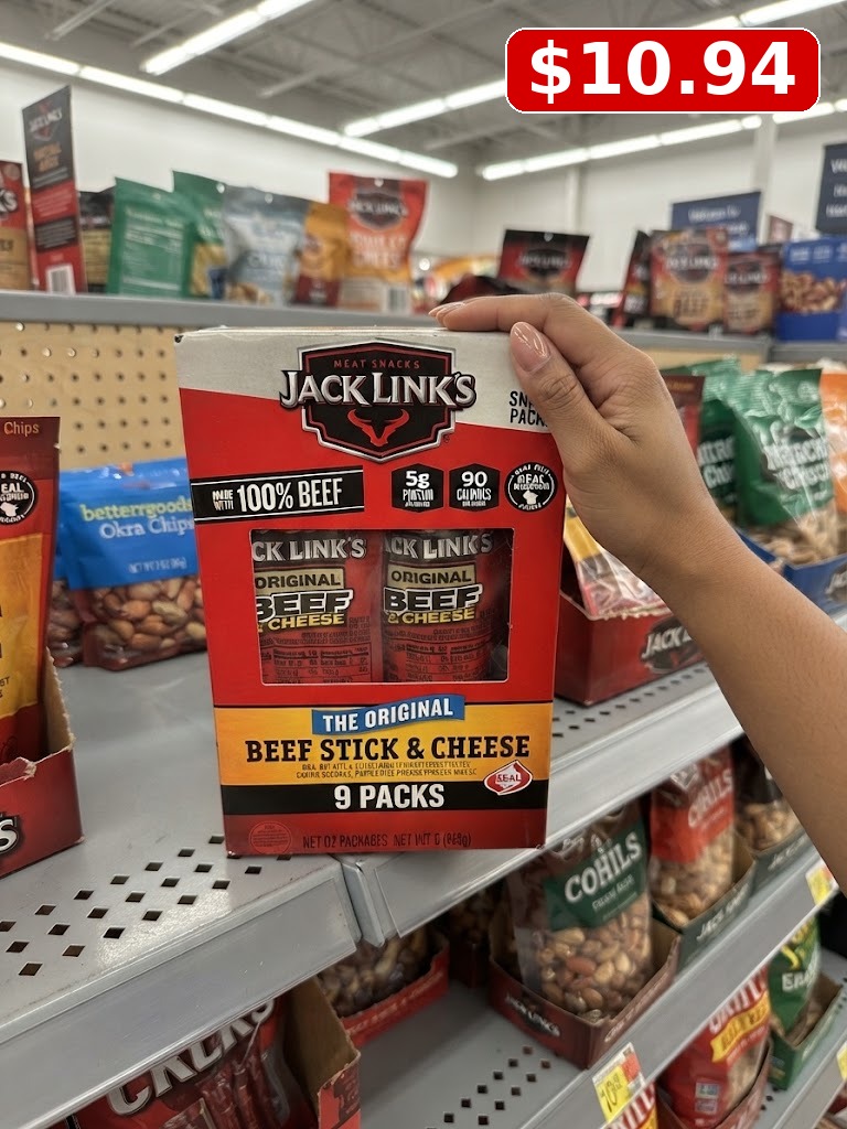 Jack Link's The Original Beef Stick & Cheese Snack Packs