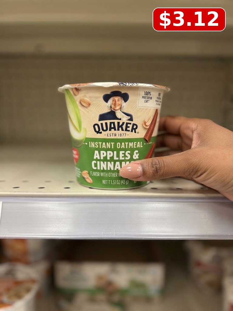 Quaker Instant Oatmeal, Apples & Cinnamon - Pack
