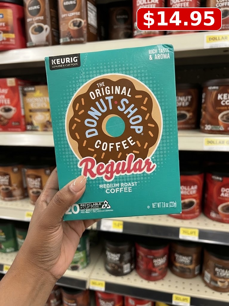 The Original Donut Shop Coffee Regular K-Cup Pods, Medium Roast, 24 ct