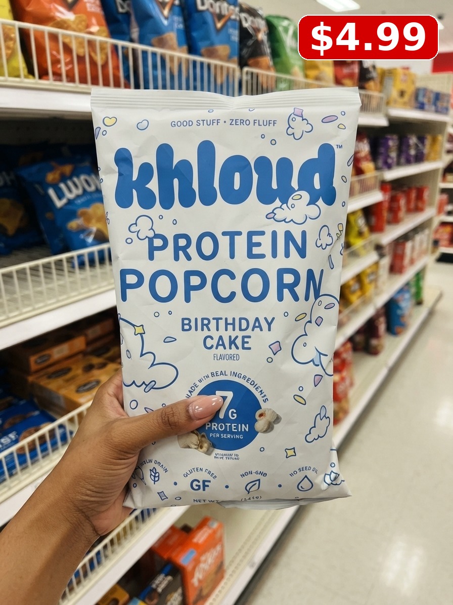 Khloud Birthday Cake Protein Popcorn - 5oz