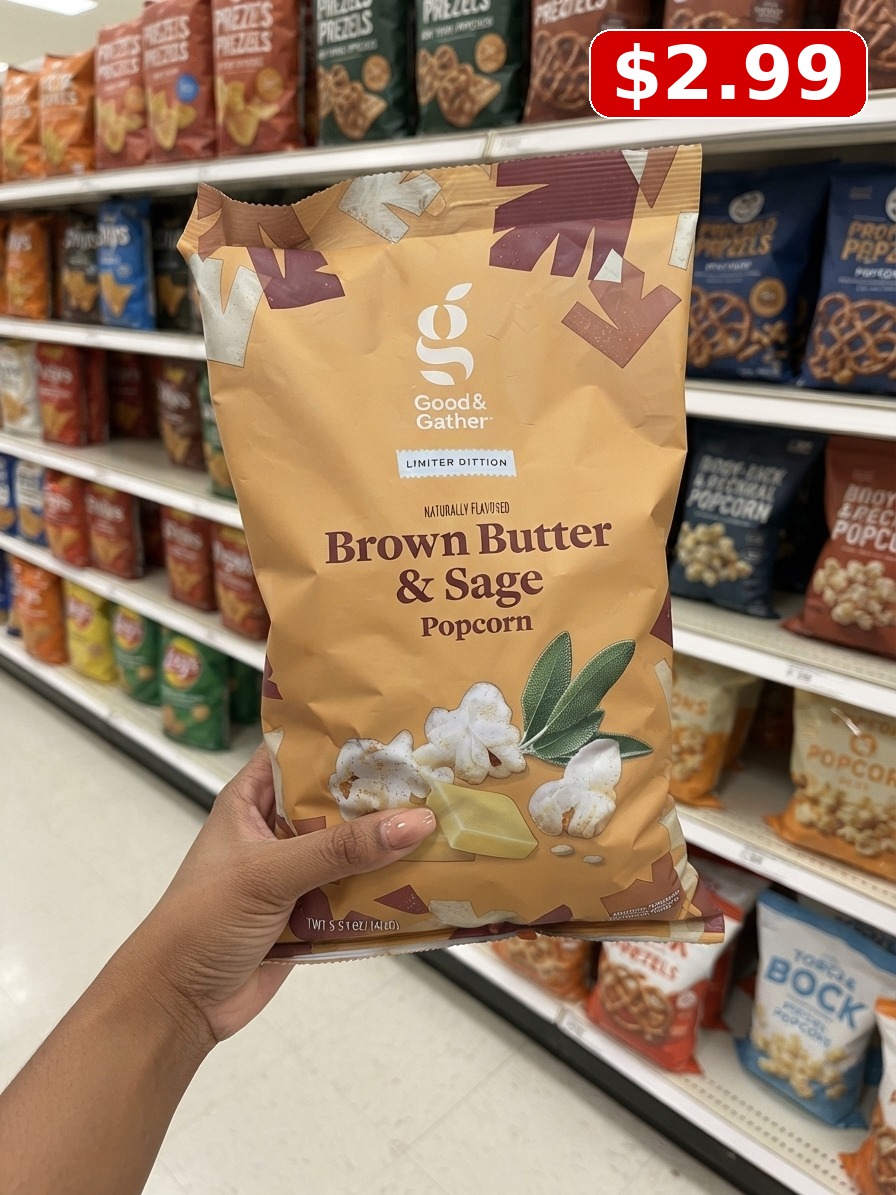 Fall Harvest Brown Butter & Sage Naturally Flavored Popcorn - 5oz - Good & Gather™
