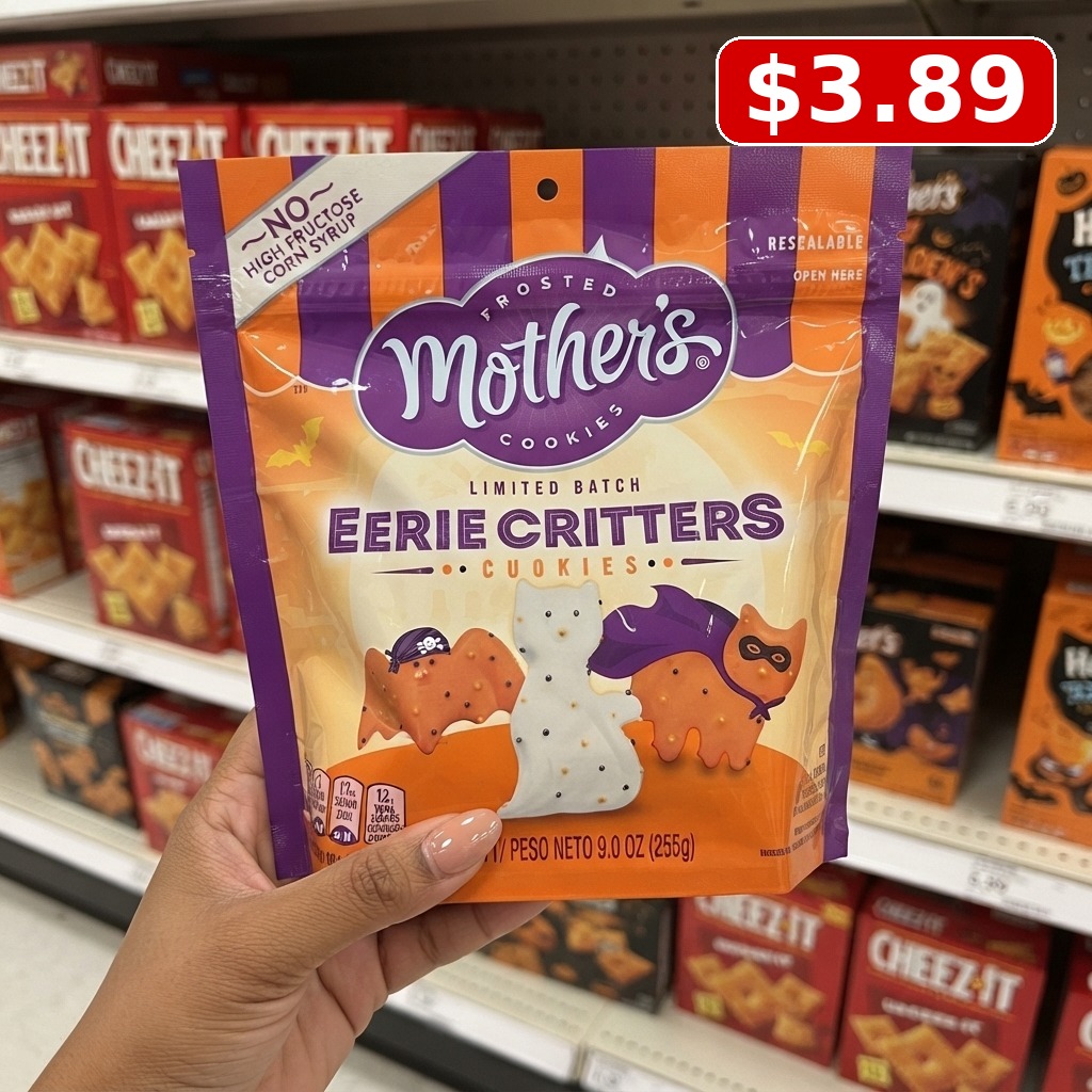 Mother's Cookies Halloween Eerie Critters Cookies Snacks - 9oz