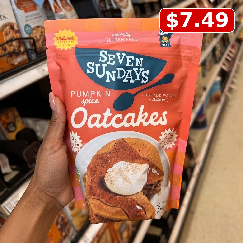 Seven Sundays Pumpkin Oatcakes Mix - 14oz