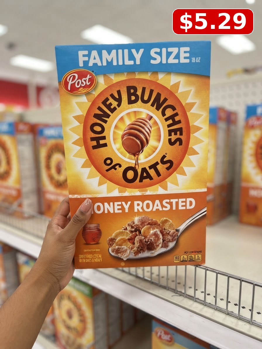 Post Honey Bunches of Oats Honey Roasted Breakfast Cereal - 18oz