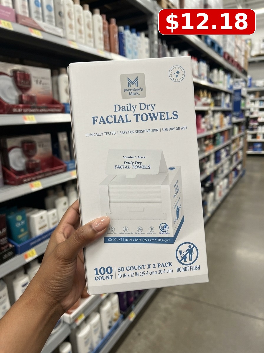 Member’s Mark Daily Dry Facial Towels