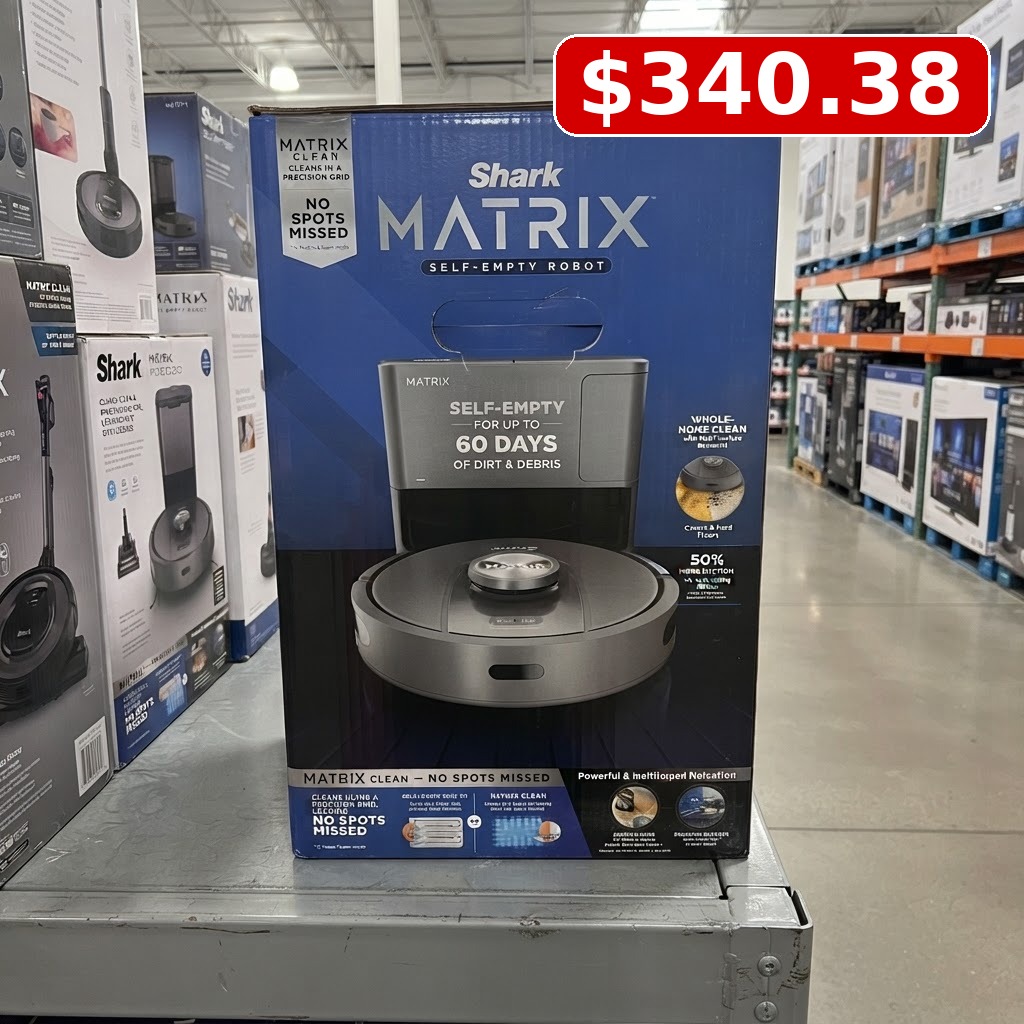 Shark Matrix Self-Emptying Robot Vacuum