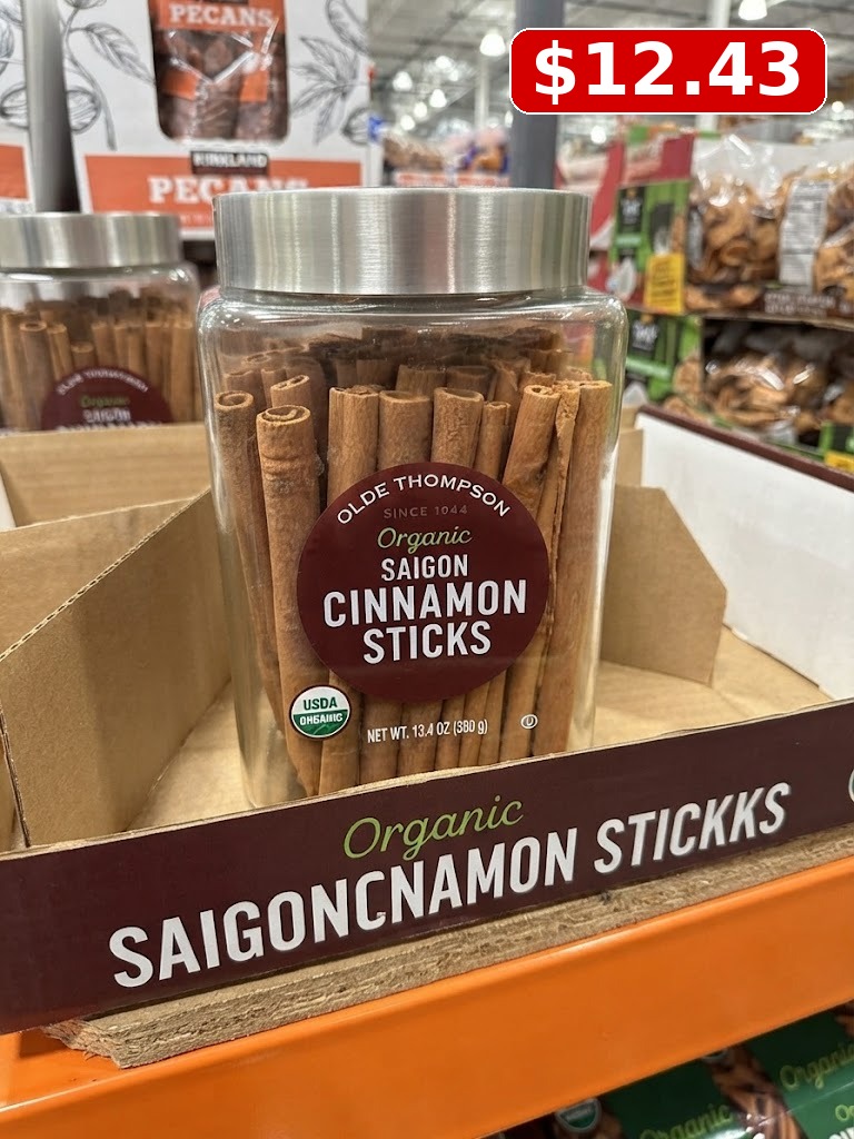 Olde Thompson Organic Saigon Cinnamon Sticks, 13.4 oz