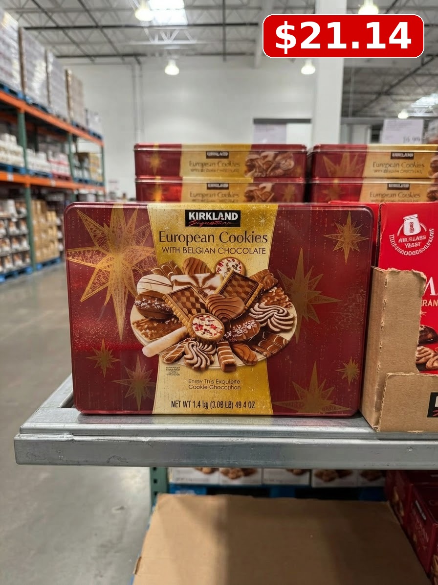 Kirkland Signature European Cookies With Belgian Chocolate, Assortment, 49.4 oz