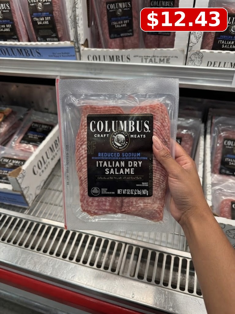 Columbus Reduced Sodium Italian Dry Salame, 16 oz, 2-count