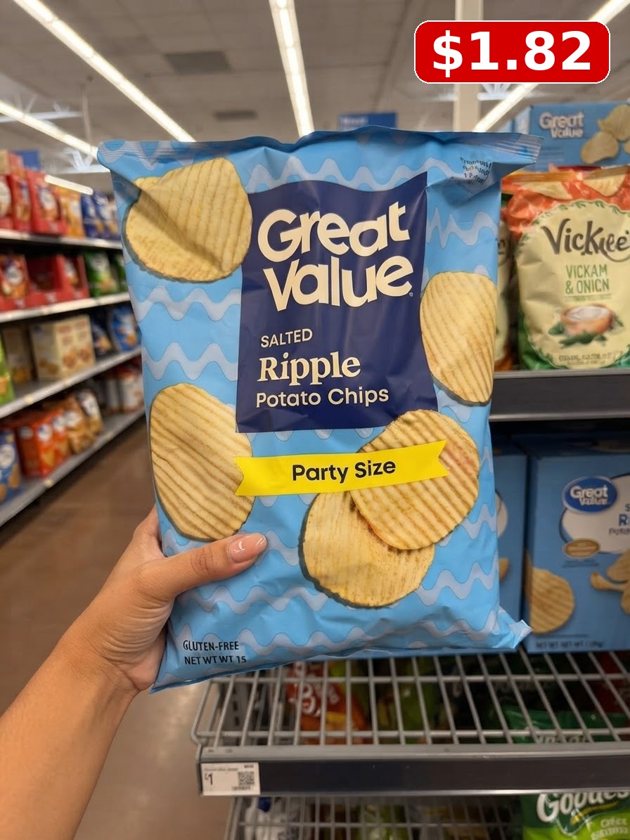 Great Value Rippled Original Potato Chips