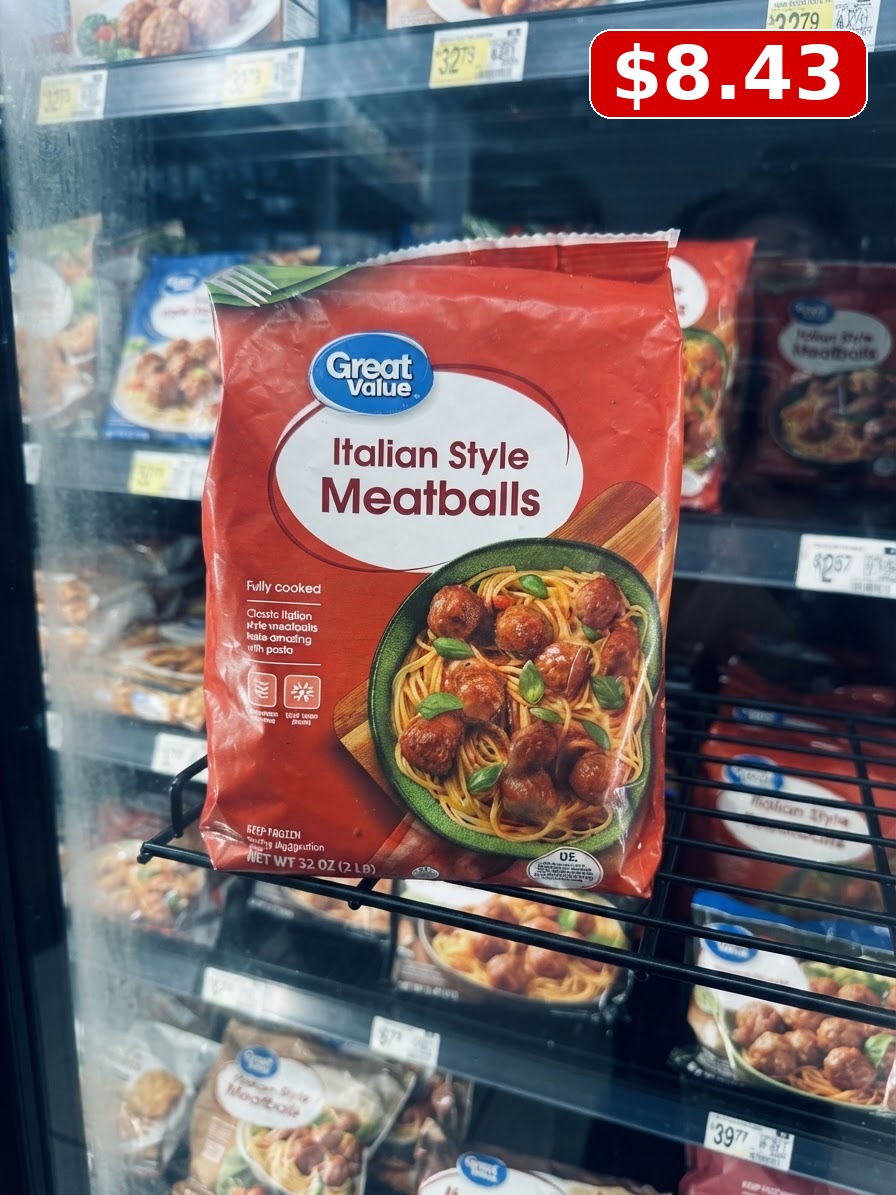 Great Value Meatballs, Italian Style