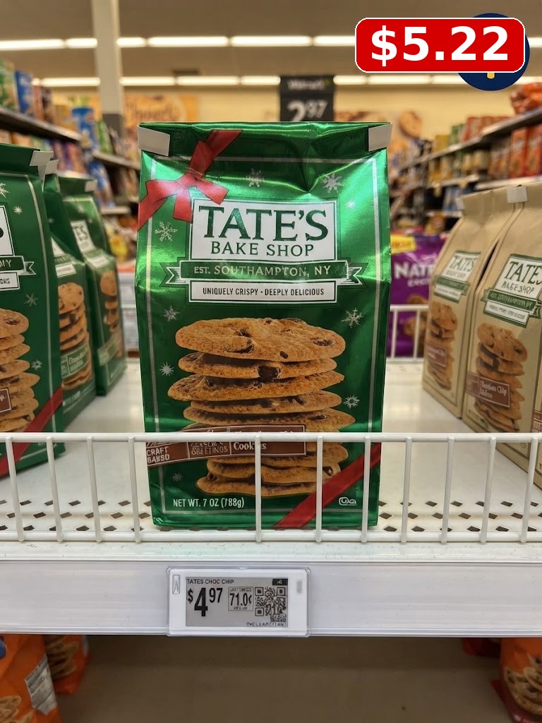 TATE'S Chocolate Chip Cookies 7 oz
