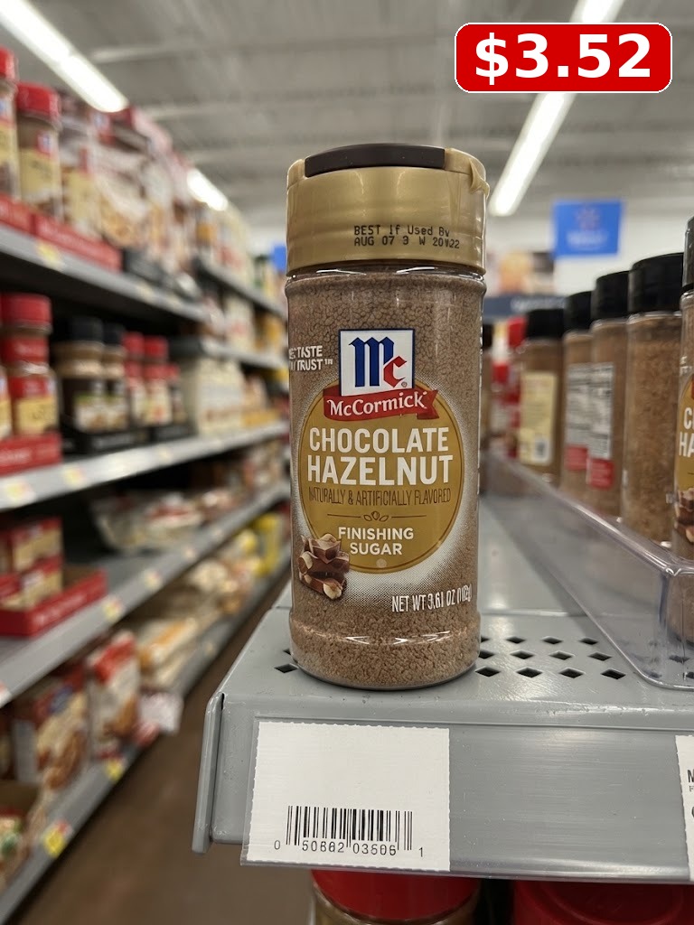 McCormick Chocolate Hazelnut Finishing Sugar