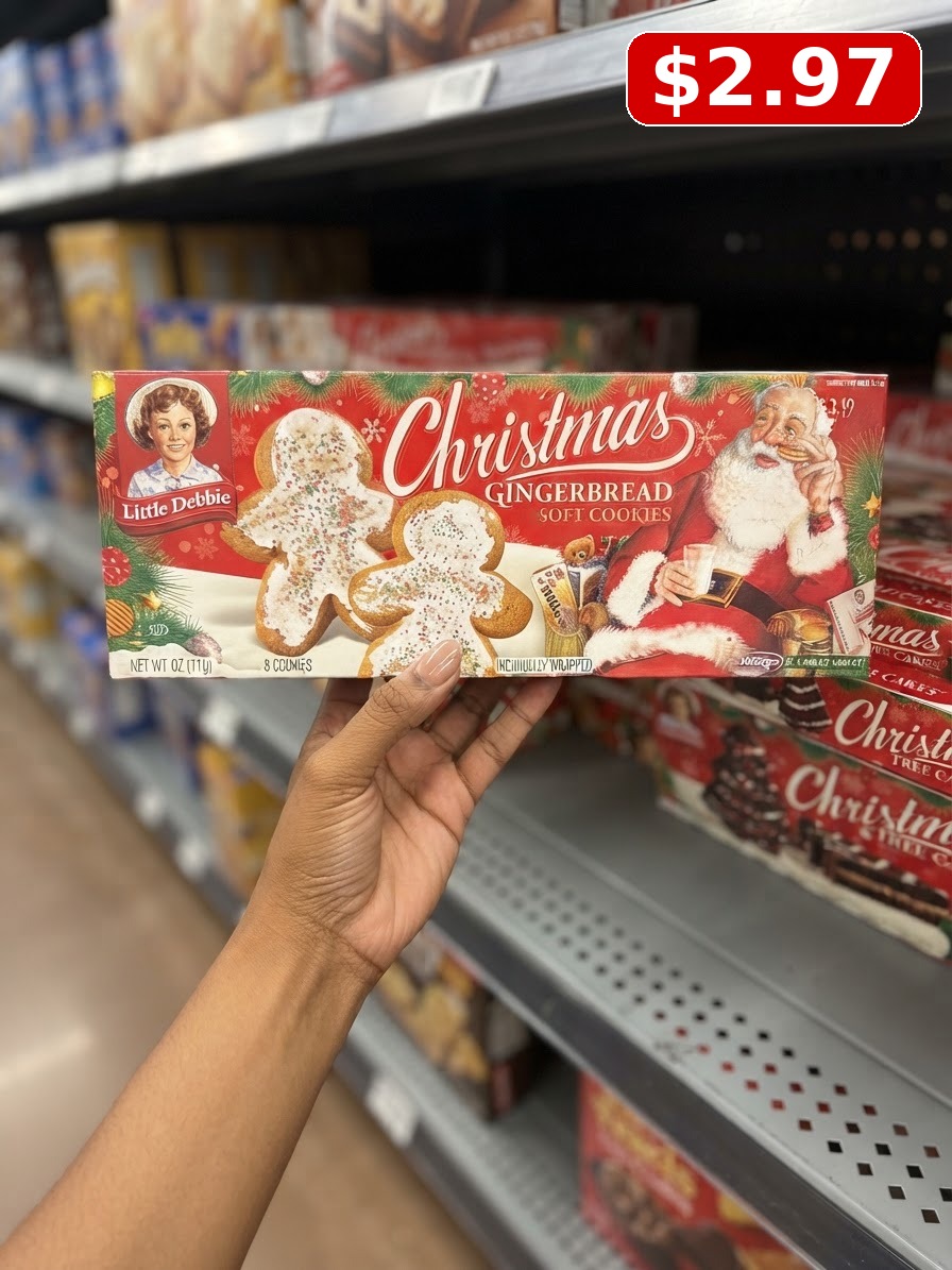 Little Debbie Gingerbread Soft Christmas Cookies