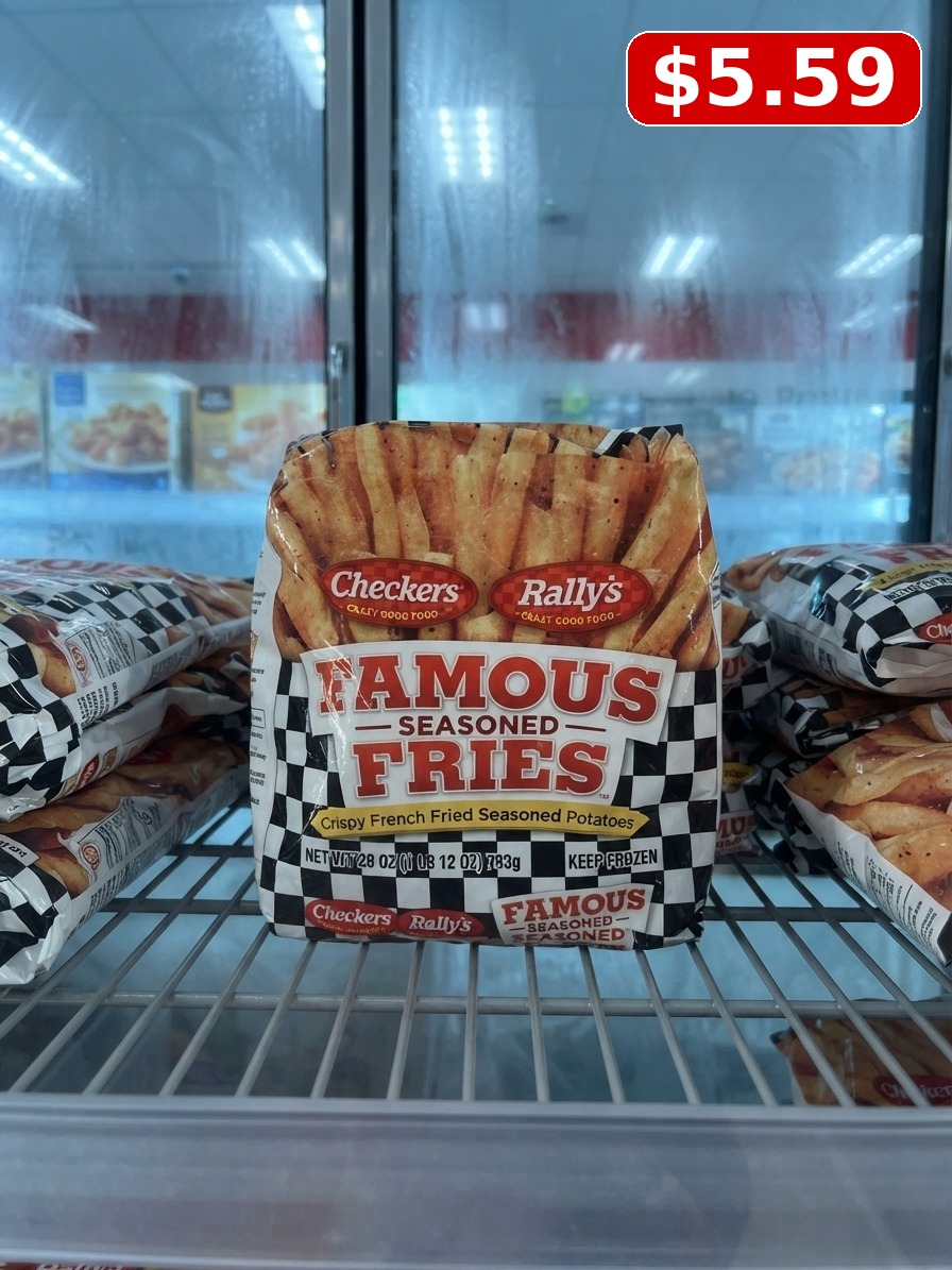 Checkers Frozen Crispy Frozen Seasoned Fries - 28oz