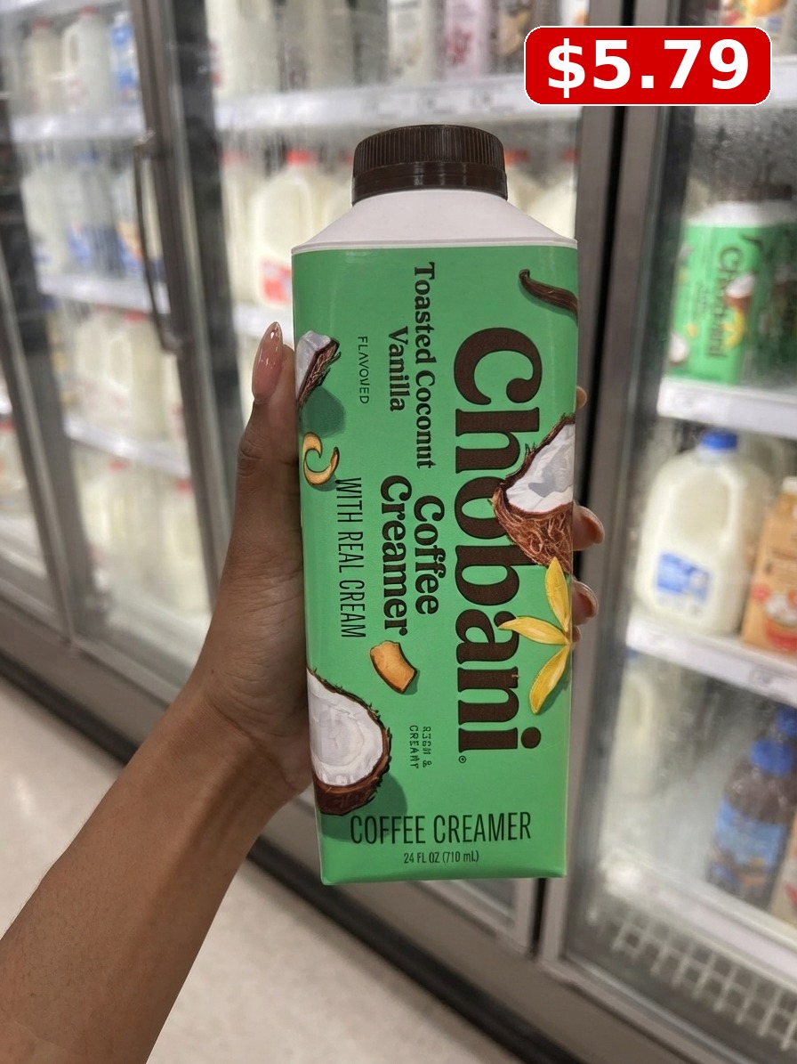 Chobani Toasted Coconut Vanilla Dairy Creamer - 24 floz: 10% Milk Fat, Cow Milk Source