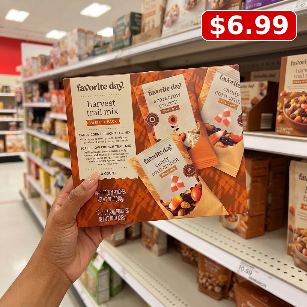 Fall Harvest Trail Mix Variety Pack - 10oz/10ct - Favorite Day™