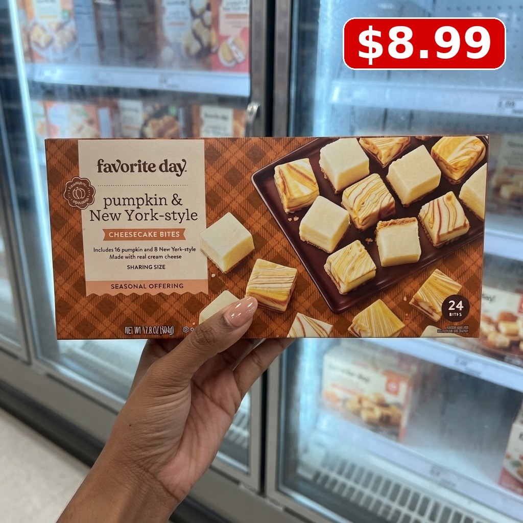 Frozen Pumpkin Cheesecake Bites - 17.8oz/24ct - Favorite Day™