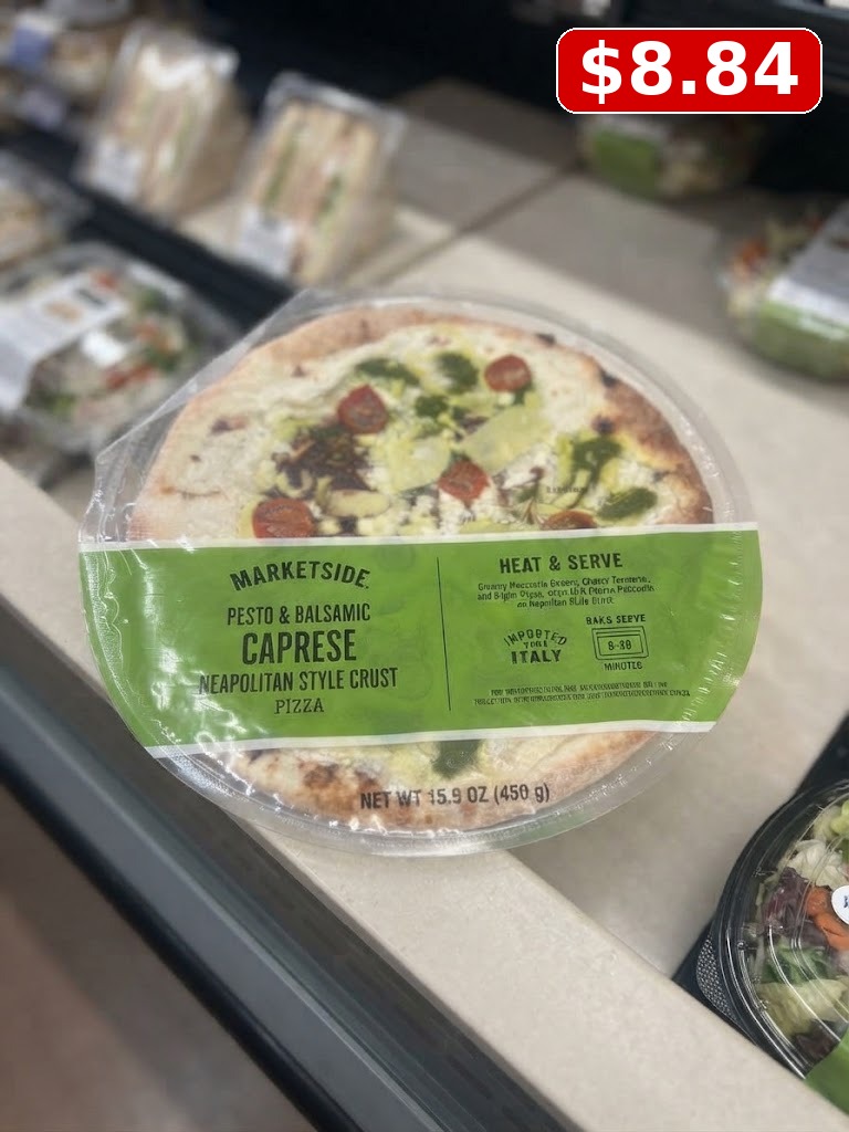 Marketside Pesto & Balsamic Caprese Neapolitan Style Crust Pizza