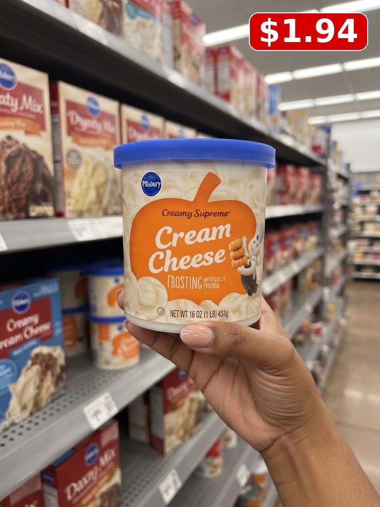 Pillsbury Creamy Supreme Cream Cheese Frosting, 16 Oz Tub