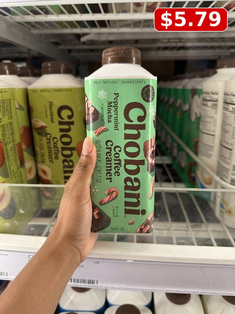 Chobani Peppermint Mocha Dairy Creamer - 24 fl oz