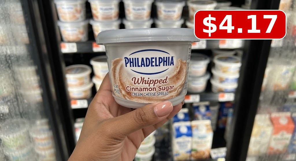 Philadelphia Cinnamon Sugar Whipped Cream Cheese Spread