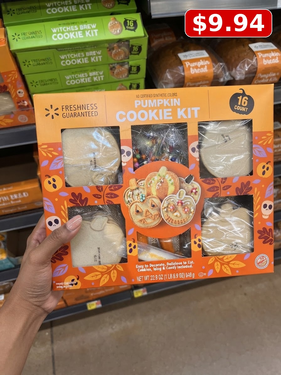 Freshness Guaranteed Halloween Pumpkin Cookie Kit