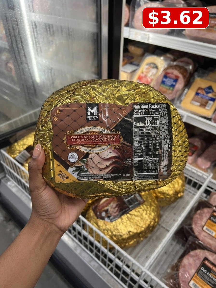 Member’s Mark Boneless Spiral-Sliced Fully-Cooked Double-Glazed Uncured Ham
