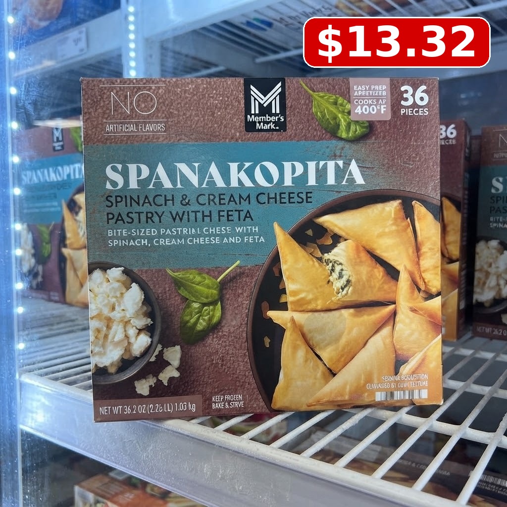Member’s Mark Spanakopita Spinach & Cream Cheese Pastry With Feta