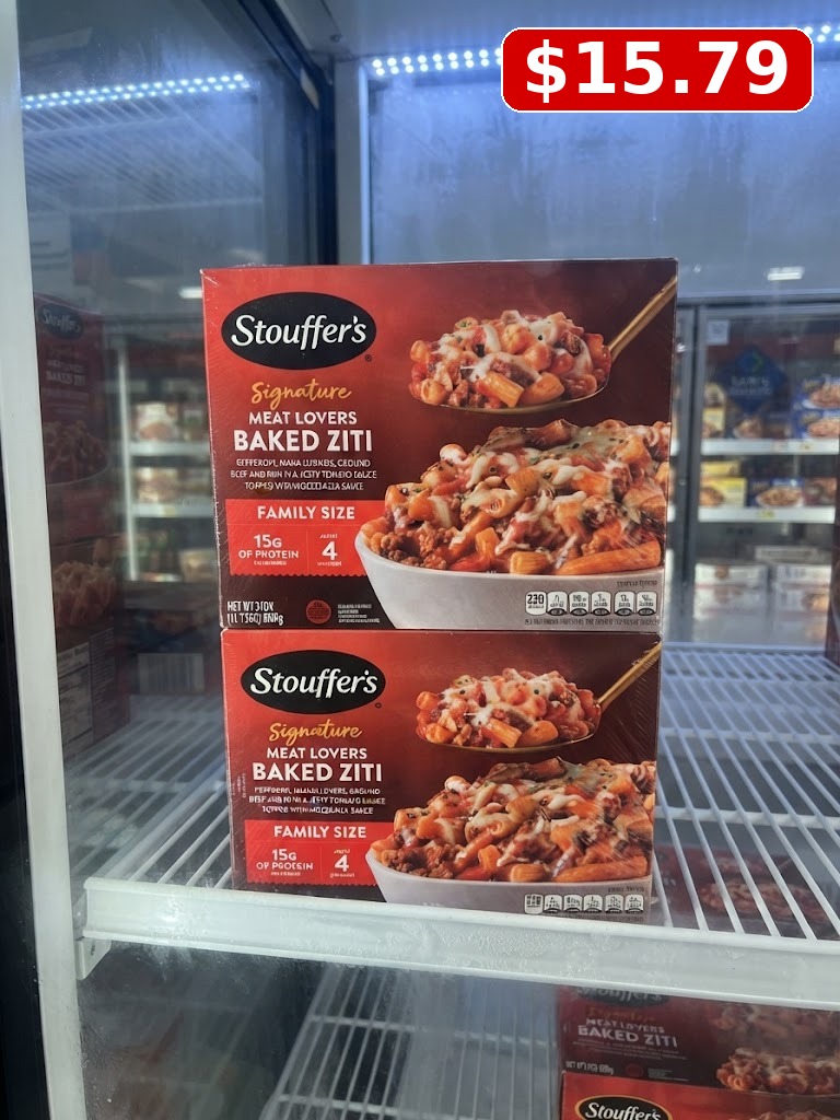 Stouffer's Meat Lovers Baked Ziti Frozen Meal