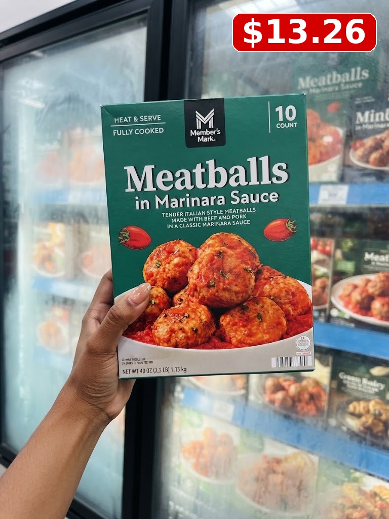 Member’s Mark Bourbon & Maple Chicken Meatballs with Apple