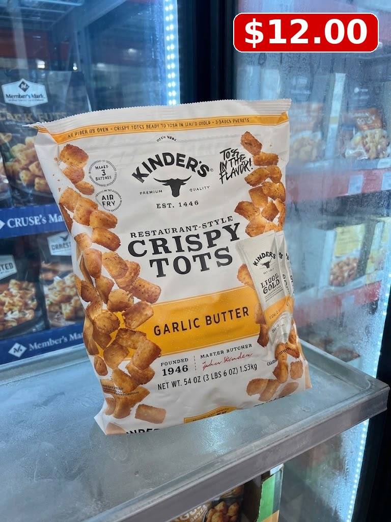 Kinder's Garlic Butter Restaurant-Style Crispy Tots